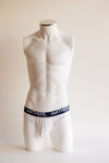 Men's Relaxed Brief - White/Navy