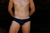 outTHERE Graphic Swim brief - Black