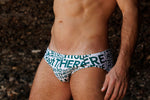 outTHERE Graphic Swim brief - Green