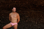 outTHERE Graphic Swim brief - Red