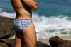 outTHERE Graphic Swim brief - Grey